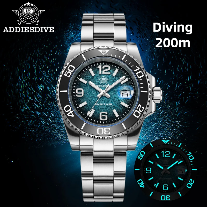 ADDIESDIVE 41mm Men Diving Wat - Waterproof Diving Watch incelemesi ve fiyatı