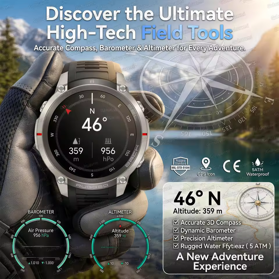 2026 GPS Man 52mm Premium Smar - Smartwatch Premium Watches For Men incelemesi ve fiyatı