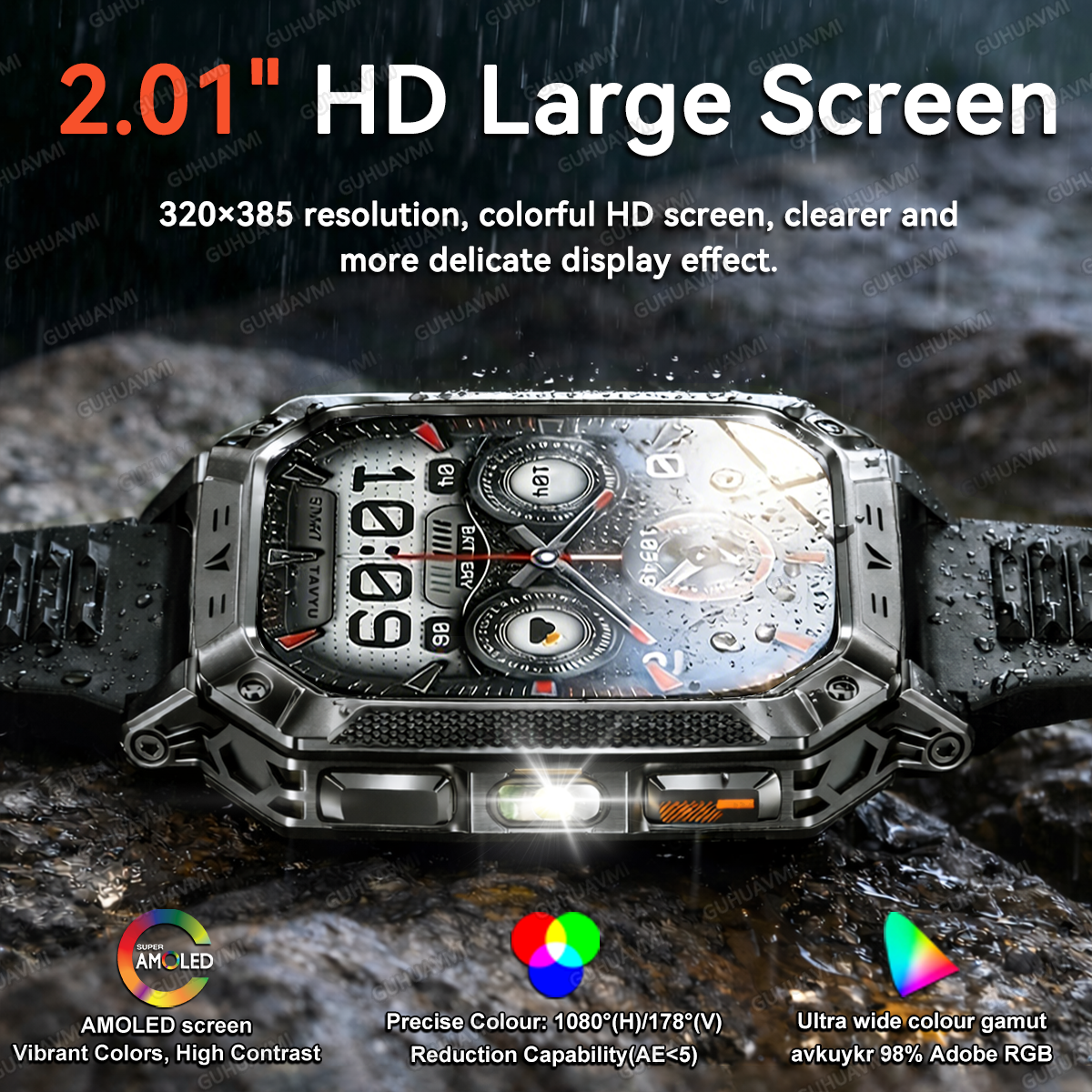 New Outdoor 1400mAh Large Batt - Smartwatch Watches For Men With Gps incelemesi ve fiyatı