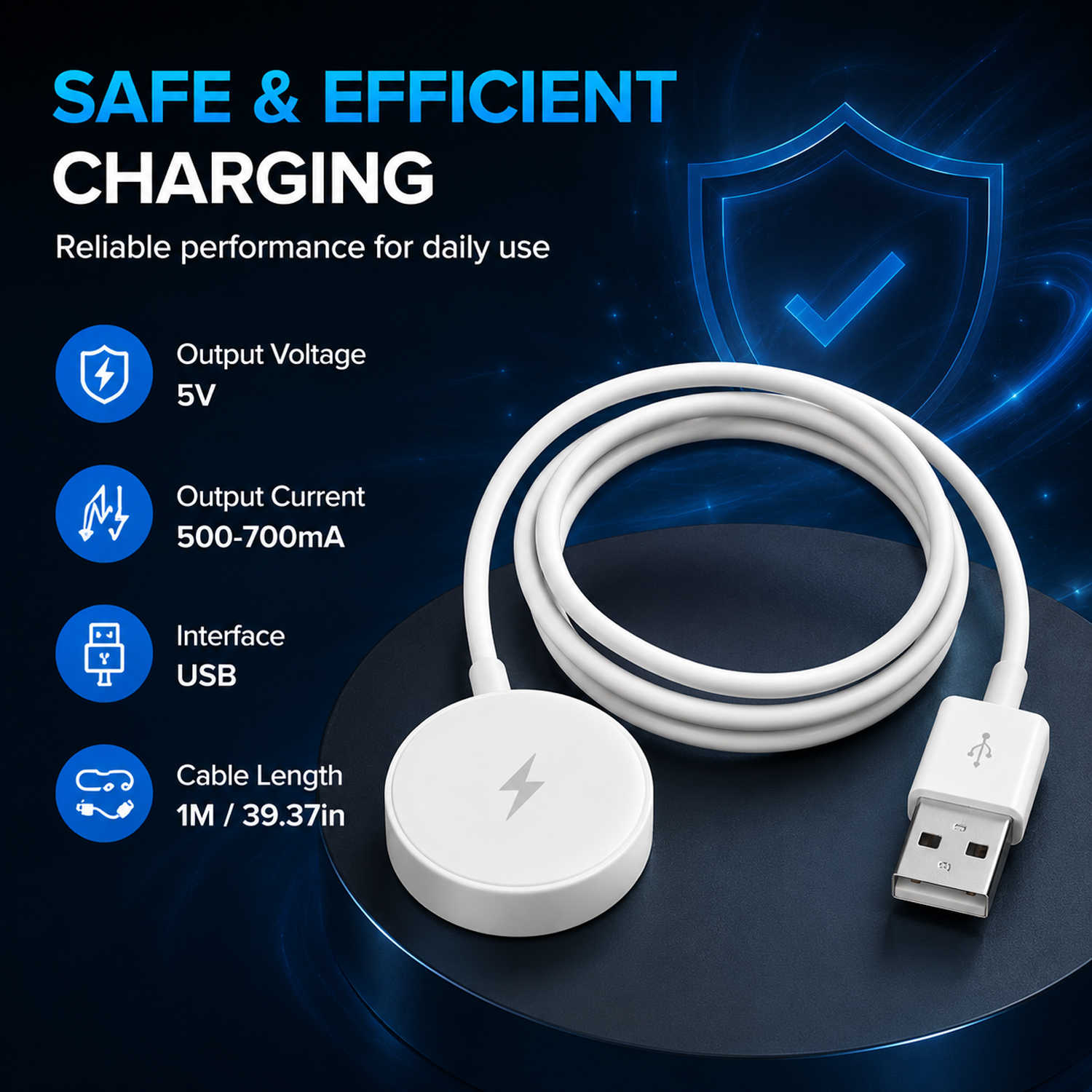 USB Magnetic Charging Cable Fo - Fossil Watches Smartwatch Charger incelemesi ve fiyatı