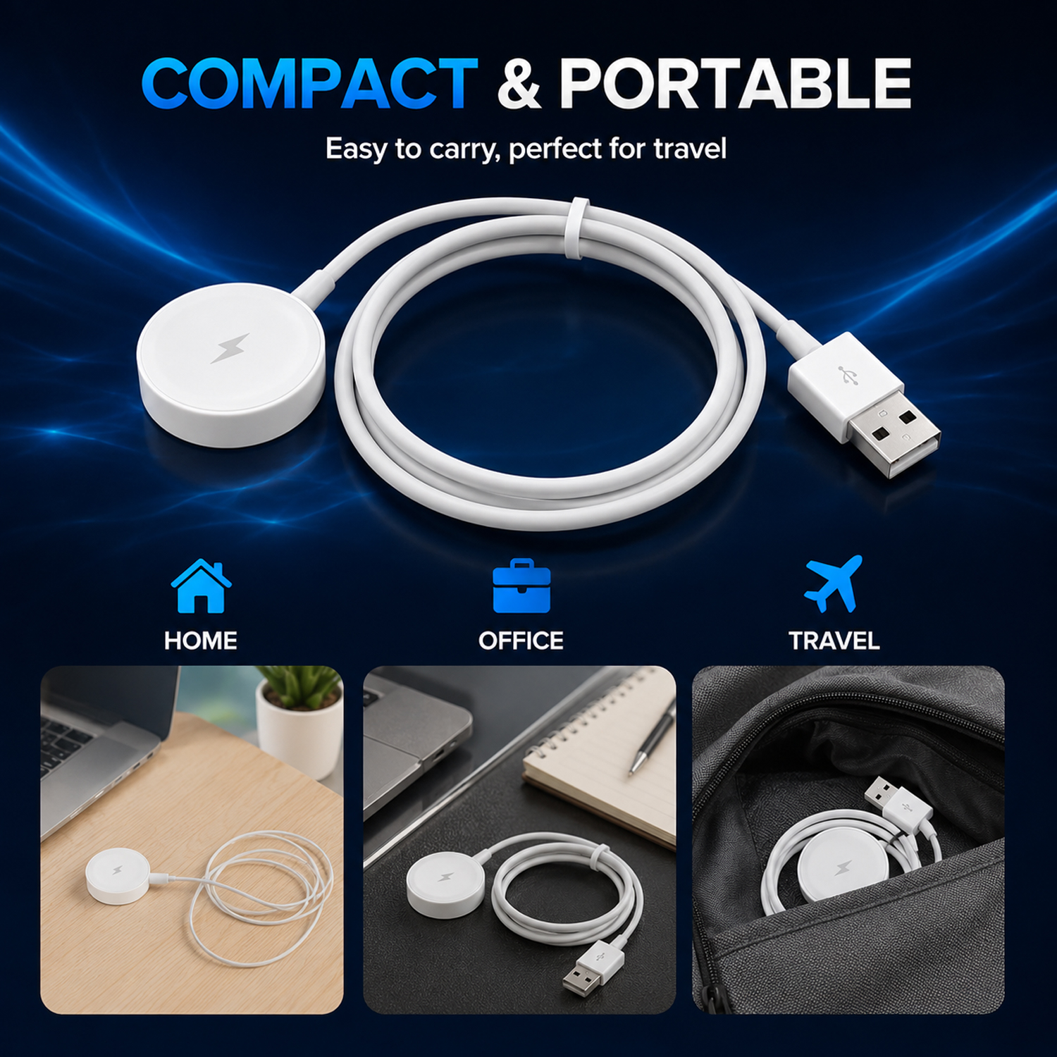 USB Magnetic Charging Cable Fo - Fossil Watches Smartwatch Charger incelemesi ve fiyatı