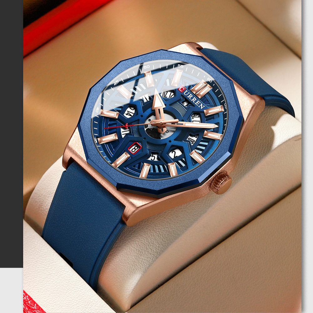CURREN 8437 Unisex Minimalist  - Skeleton Mechanical Watch incelemesi ve fiyatı