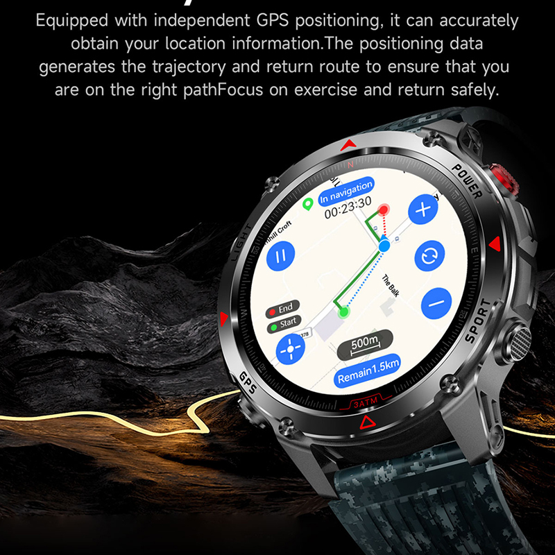 T-Rex 3 Built-in Dual-band GPS - Smartwatch Watches For Men With Gps incelemesi ve fiyatı