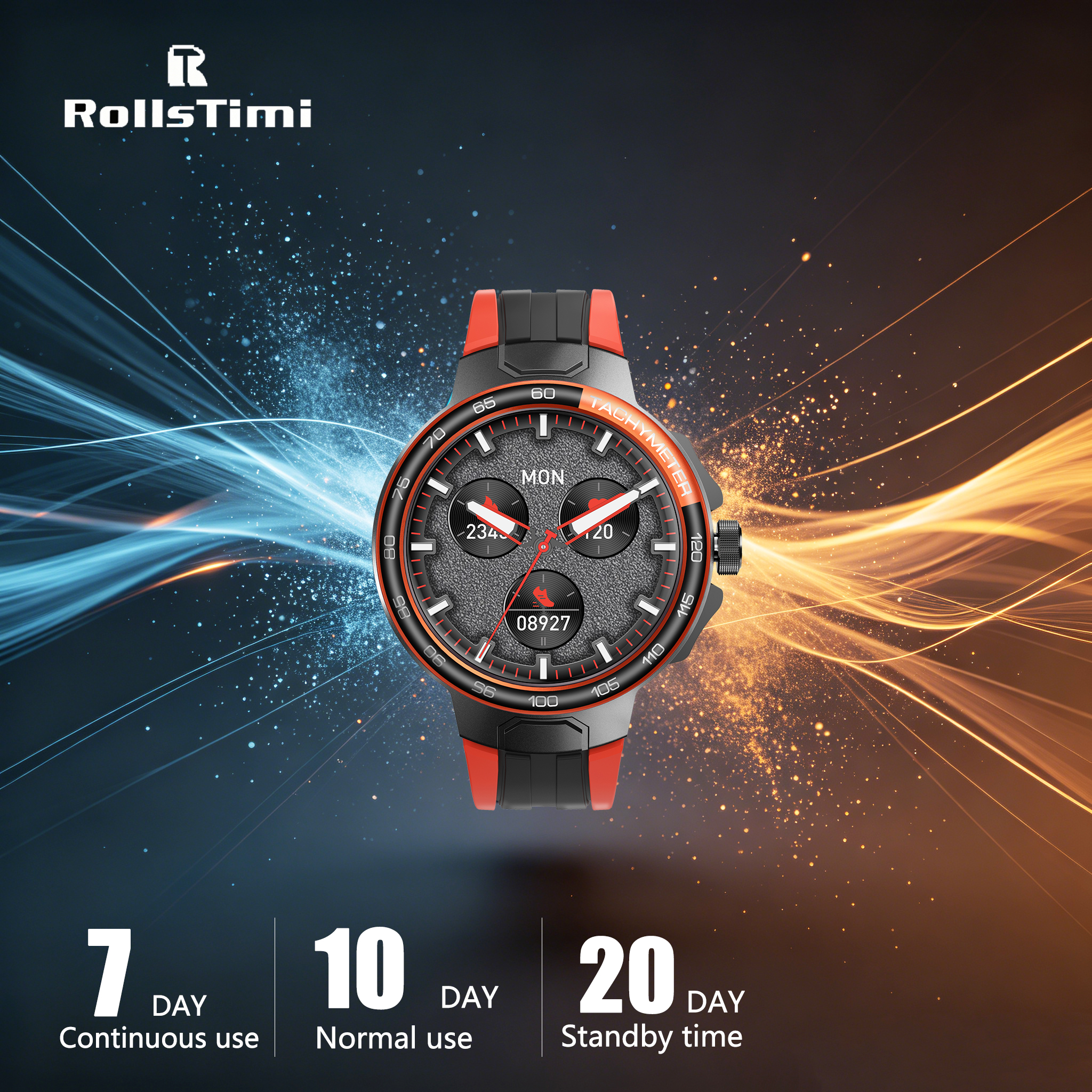 RollsTimi unisex fashion smart - Smartwatch Watches With Bluetooth incelemesi ve fiyatı