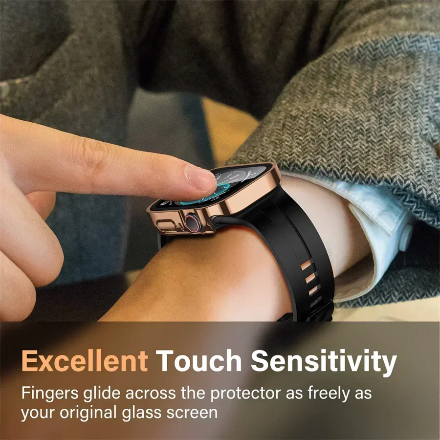 Glass+cover For Apple Watch ca - Smartwatch Watches Girls incelemesi ve fiyatı