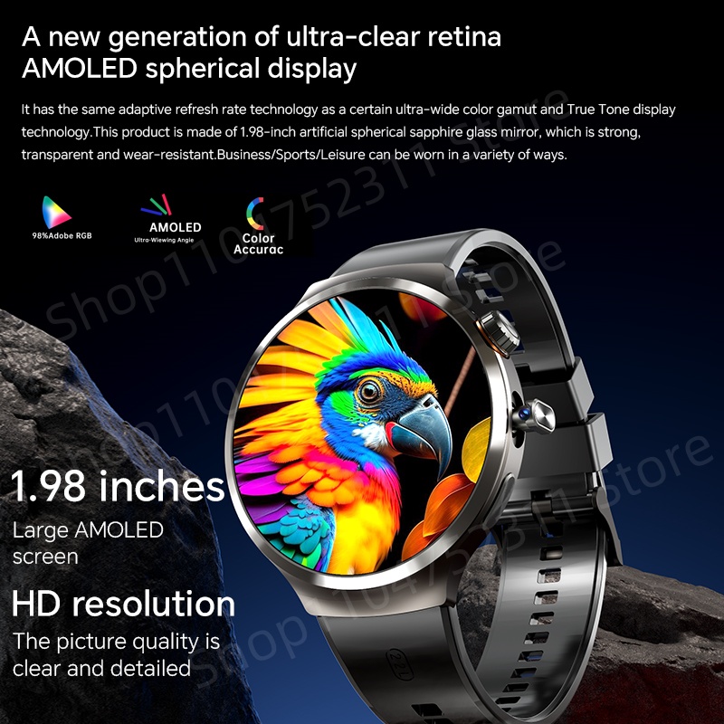 Smartwatch With 1.98 inch Amol - Smartwatch Watches For Men With Gps incelemesi ve fiyatı
