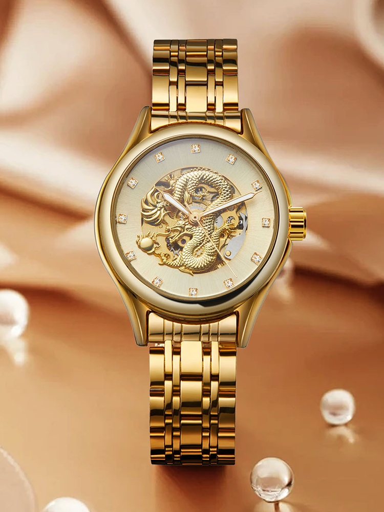 T-WINNER High-end Luxury Drago - Skeleton Mechanical Watch incelemesi ve fiyatı