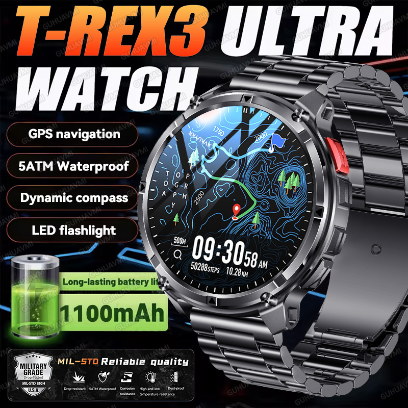 2026 New T-Rex3 Ultra 1100Mah  - Smartwatch Watches For Men With Gps incelemesi ve fiyatı