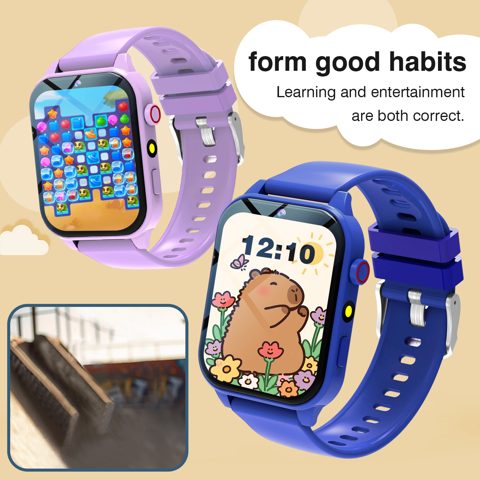 Kids′s Smart Watch 18 Games Ca - Smartwatch Watches Girls incelemesi ve fiyatı