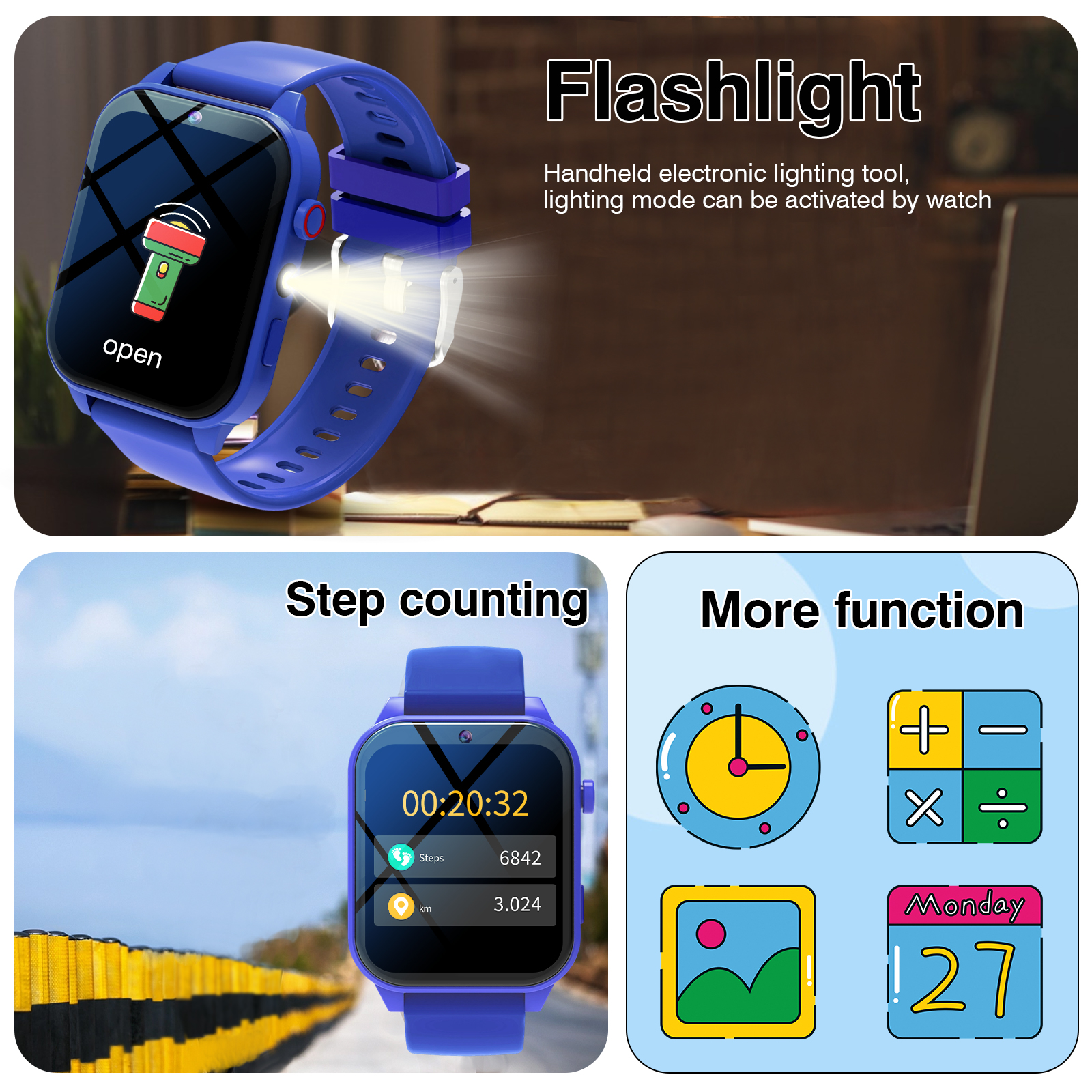 Kids′s Smart Watch 18 Games Ca - Smartwatch Watches Girls incelemesi ve fiyatı