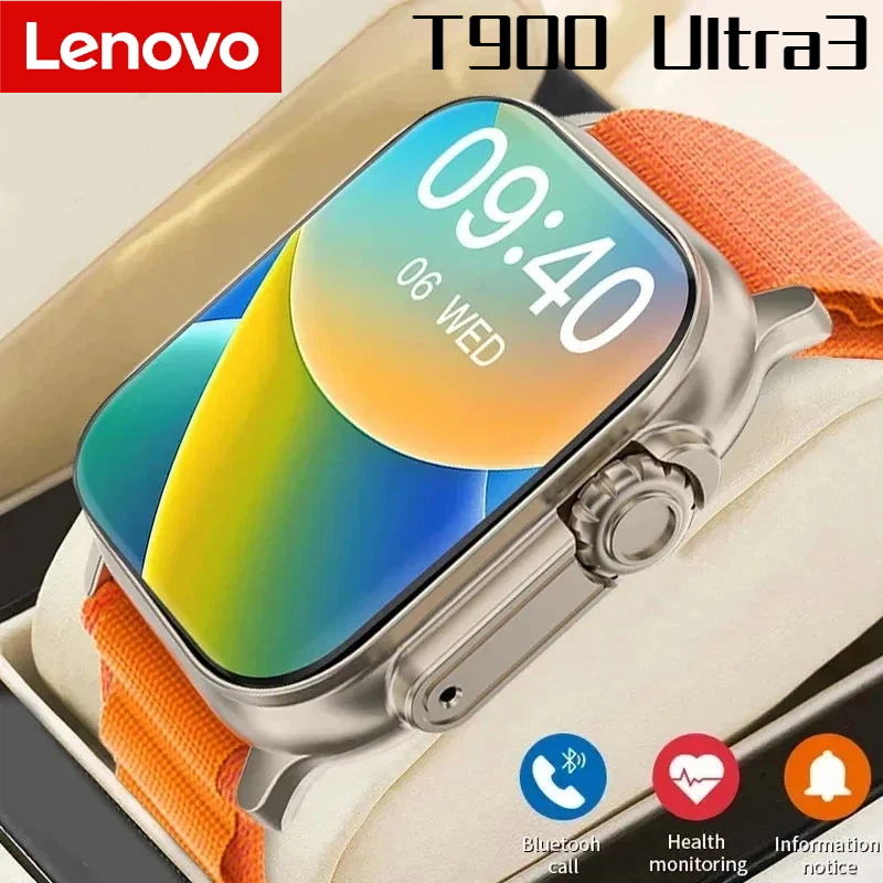 Lenovo T900 Ultra 3 Smart Watc - Smartwatch Watches With Bluetooth incelemesi ve fiyatı
