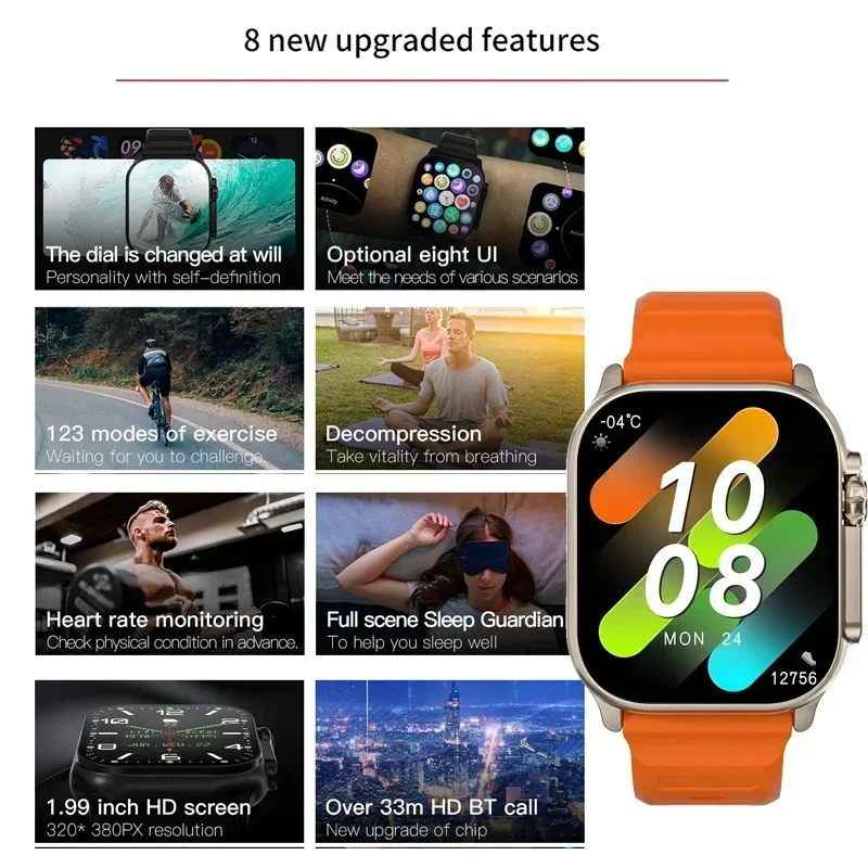 Lenovo T900 Ultra 3 Smart Watc - Smartwatch Watches With Bluetooth incelemesi ve fiyatı