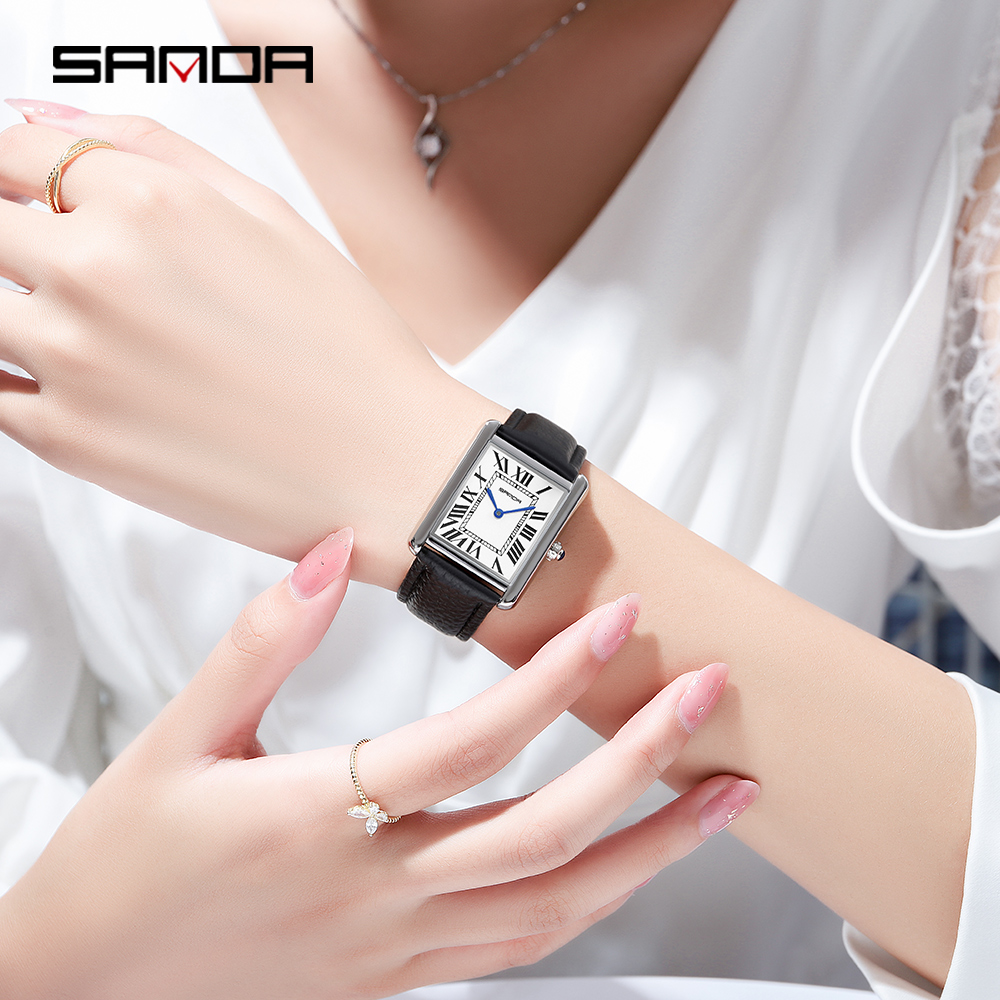 Sanda Rectangular Wrist Watche - Smartwatch Watches For Men Brands incelemesi ve fiyatı