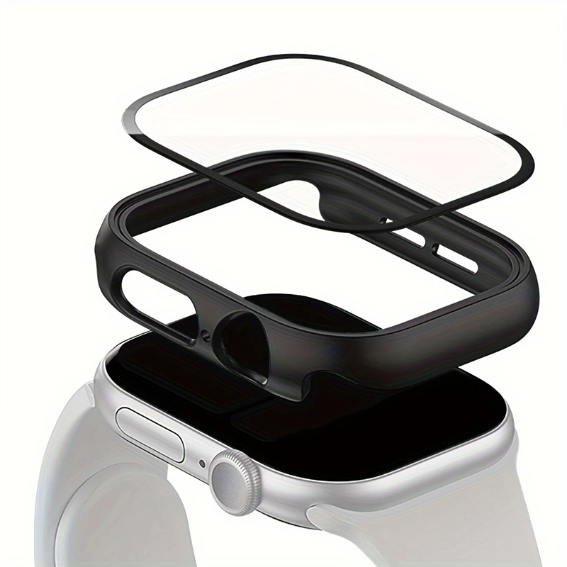 Glass + Case for Apple Watch 4 - Iwatch Smartwatch Series 7 incelemesi ve fiyatı