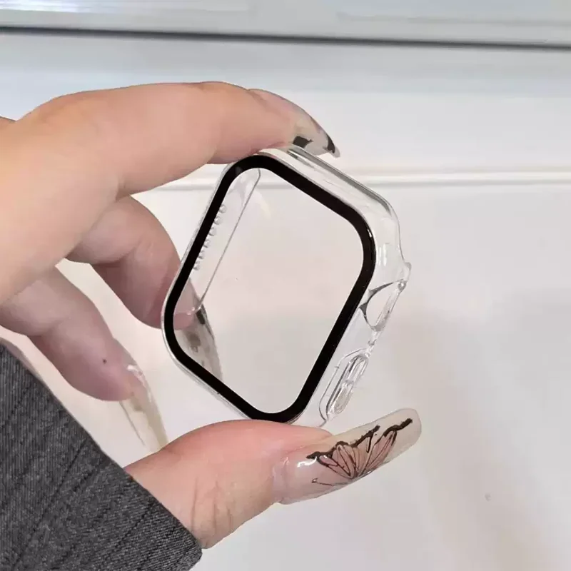 Glass + Case for Apple Watch 4 - Iwatch Smartwatch Series 7 incelemesi ve fiyatı