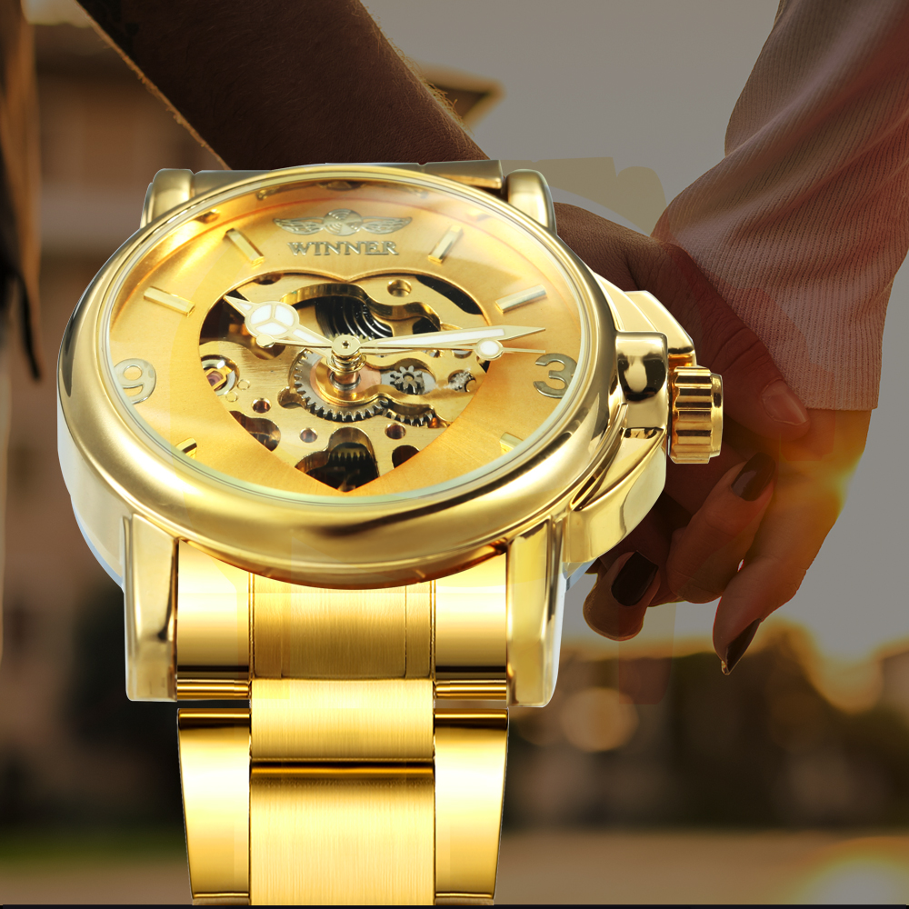 WINNER Luxury Elegant Skeleton - Skeleton Mechanical Watch incelemesi ve fiyatı