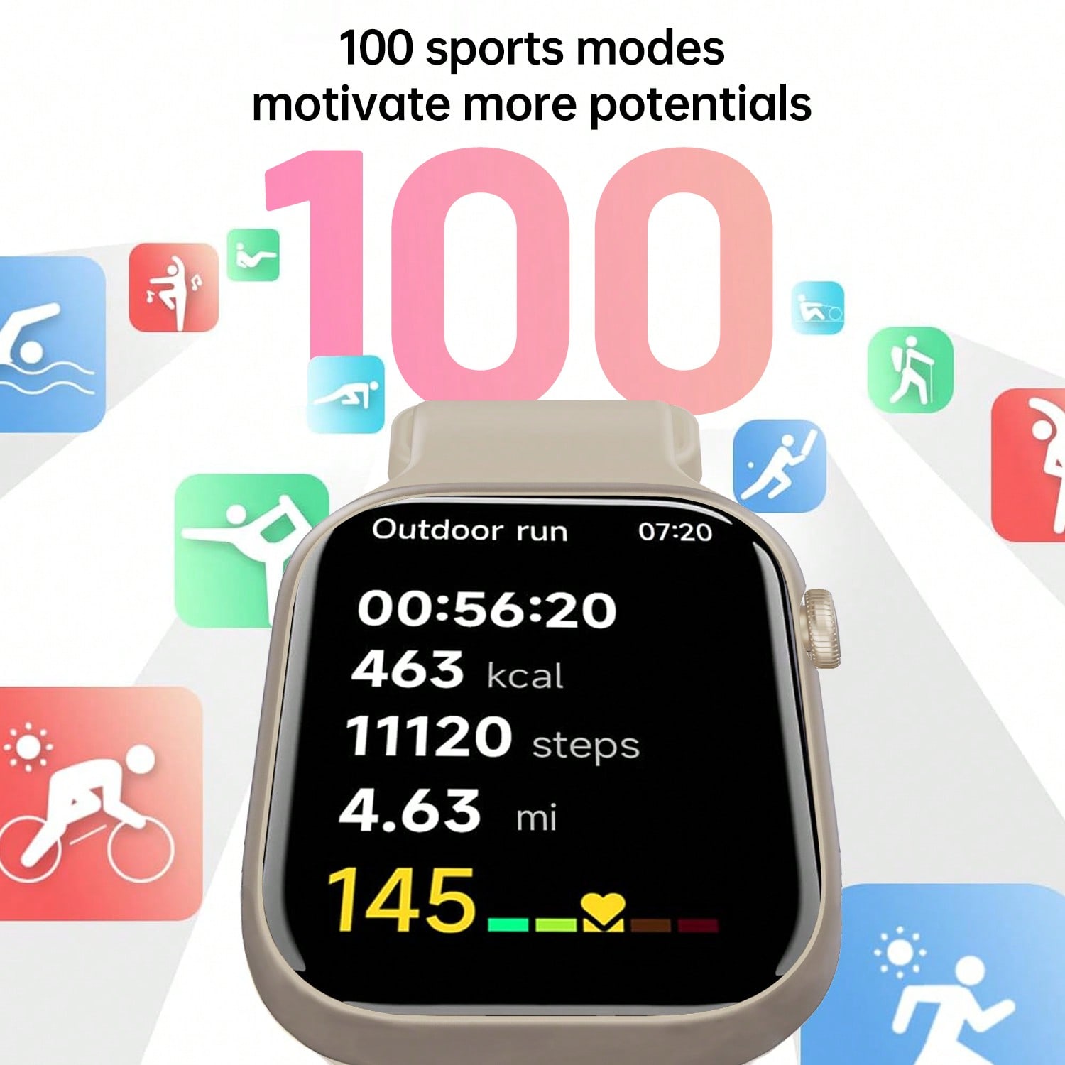 2.01 Inch Touch Screen Smart W - Smartwatch Watches With Bluetooth incelemesi ve fiyatı