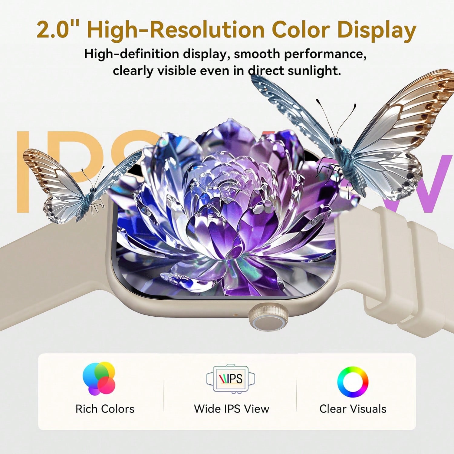 2.01 Inch Touch Screen Smart W - Smartwatch Watches With Bluetooth incelemesi ve fiyatı