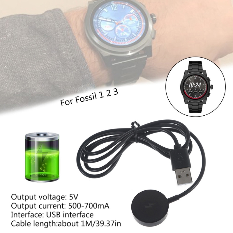 USB Watch Charger Adapter Smar - Fossil Watches Smartwatch Charger incelemesi ve fiyatı