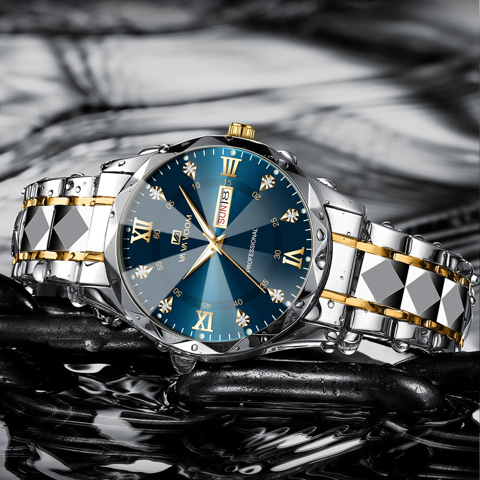Men Watch Water Diamond Luxury - Vintage Digital Watch incelemesi ve fiyatı