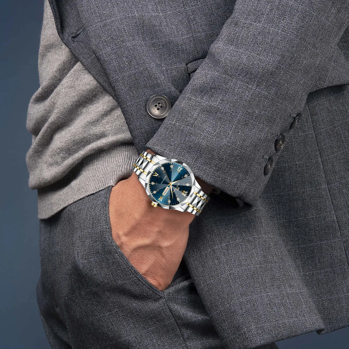 Men Watch Water Diamond Luxury - Vintage Digital Watch incelemesi ve fiyatı