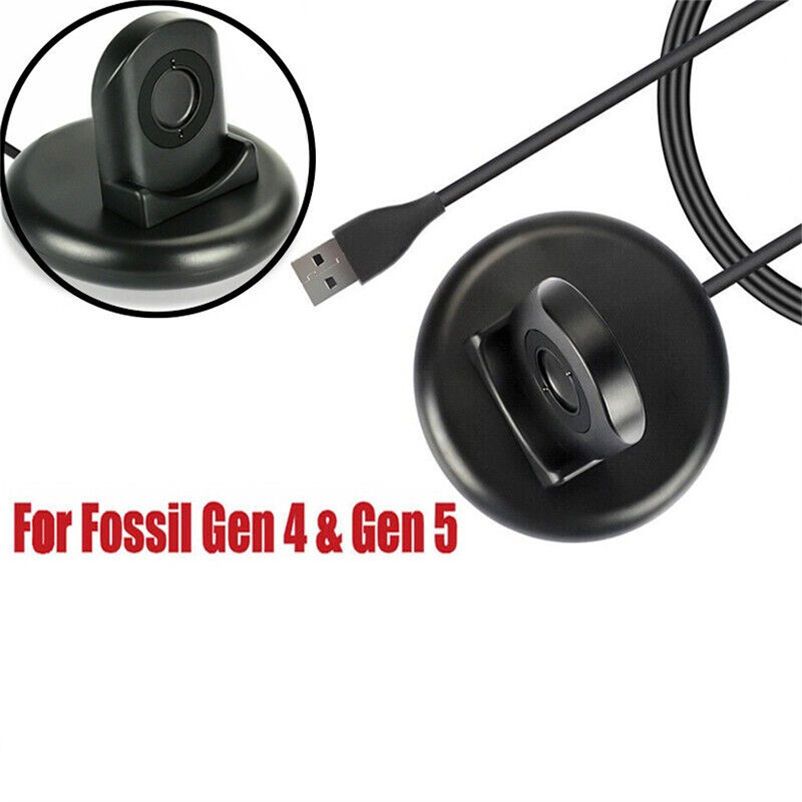 For Fossil Gen 5/4 USB Chargin - Fossil Watches Smartwatch Charger incelemesi ve fiyatı