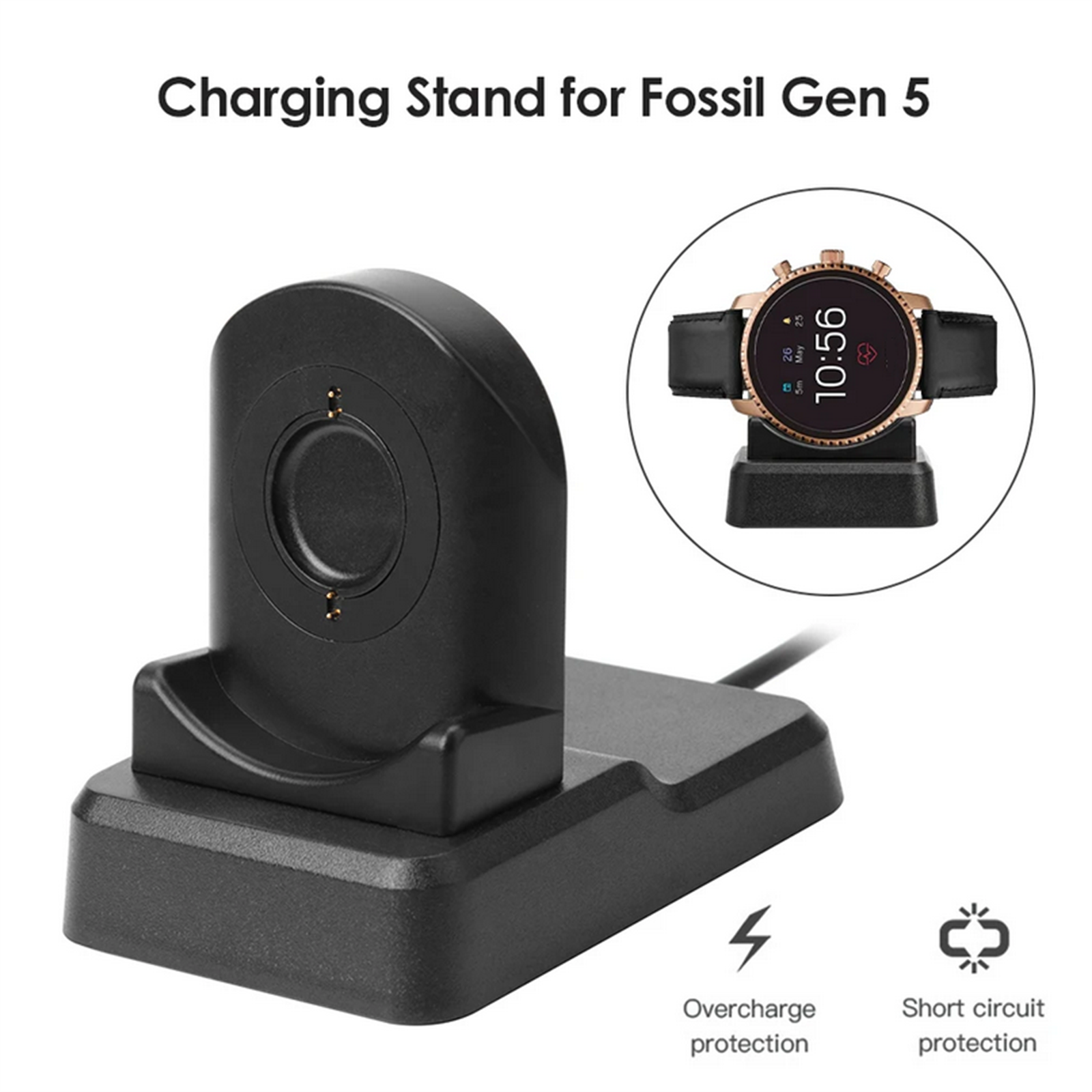For Fossil Gen 5/4 USB Chargin - Fossil Watches Smartwatch Charger incelemesi ve fiyatı