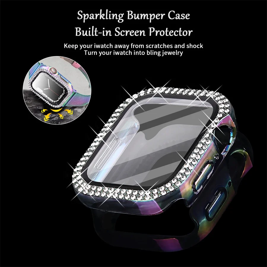 Diamond Cover For Apple watch  - Iwatch Smartwatch Series 7 incelemesi ve fiyatı