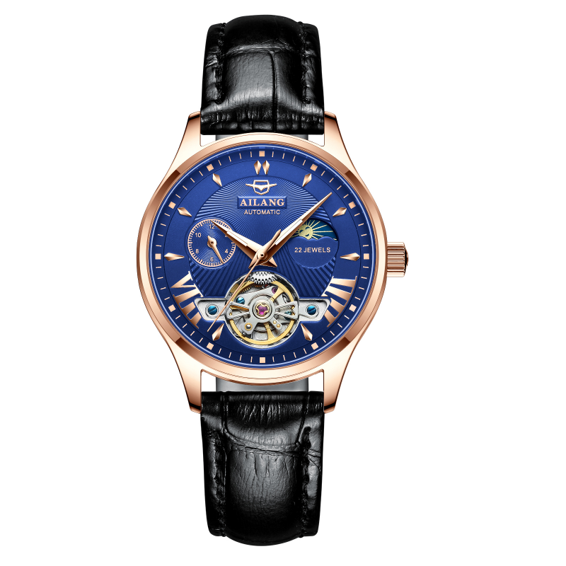 Hot Selling Moon Phase Automat - Skeleton Mechanical Watch incelemesi ve fiyatı