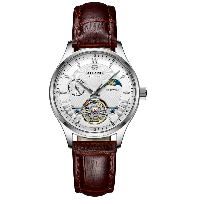 Hot Selling Moon Phase Automat - Skeleton Mechanical Watch incelemesi ve fiyatı