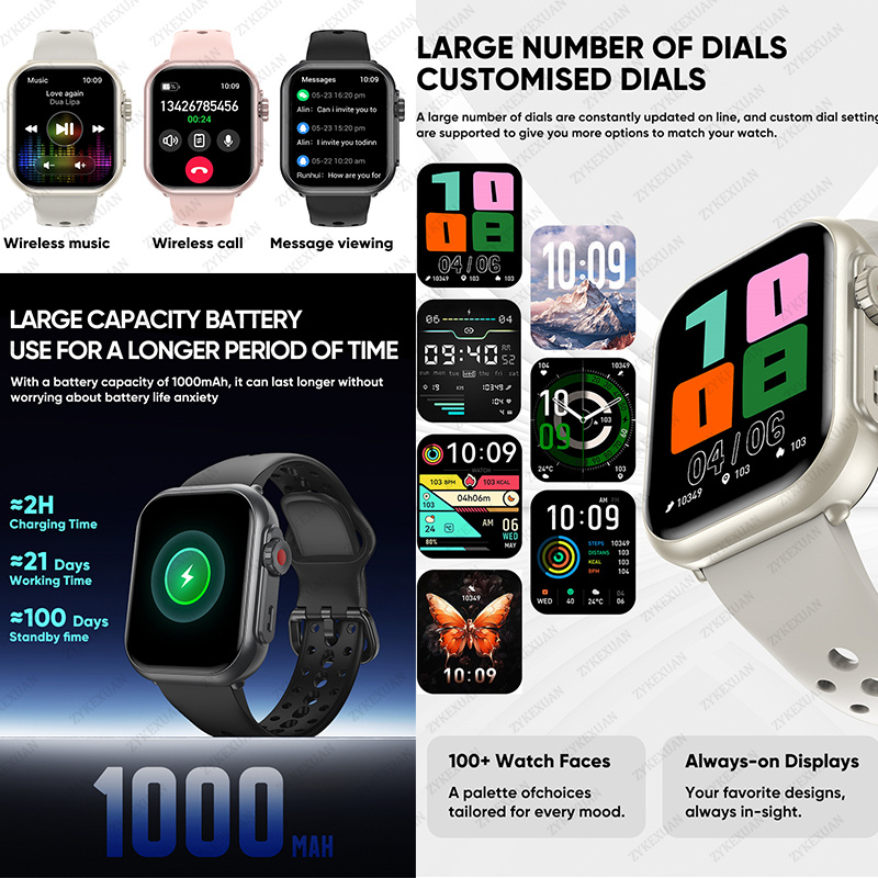 Watch Ultra K62 Men Women 1000 - Smartwatch Watches For Women With Gps incelemesi ve fiyatı
