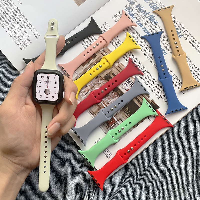 Slim Silicone strap for Apple  - Smartwatch Apple Watches For Men incelemesi ve fiyatı