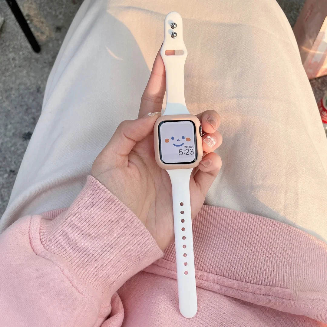 Slim Silicone strap for Apple  - Smartwatch Apple Watches For Men incelemesi ve fiyatı