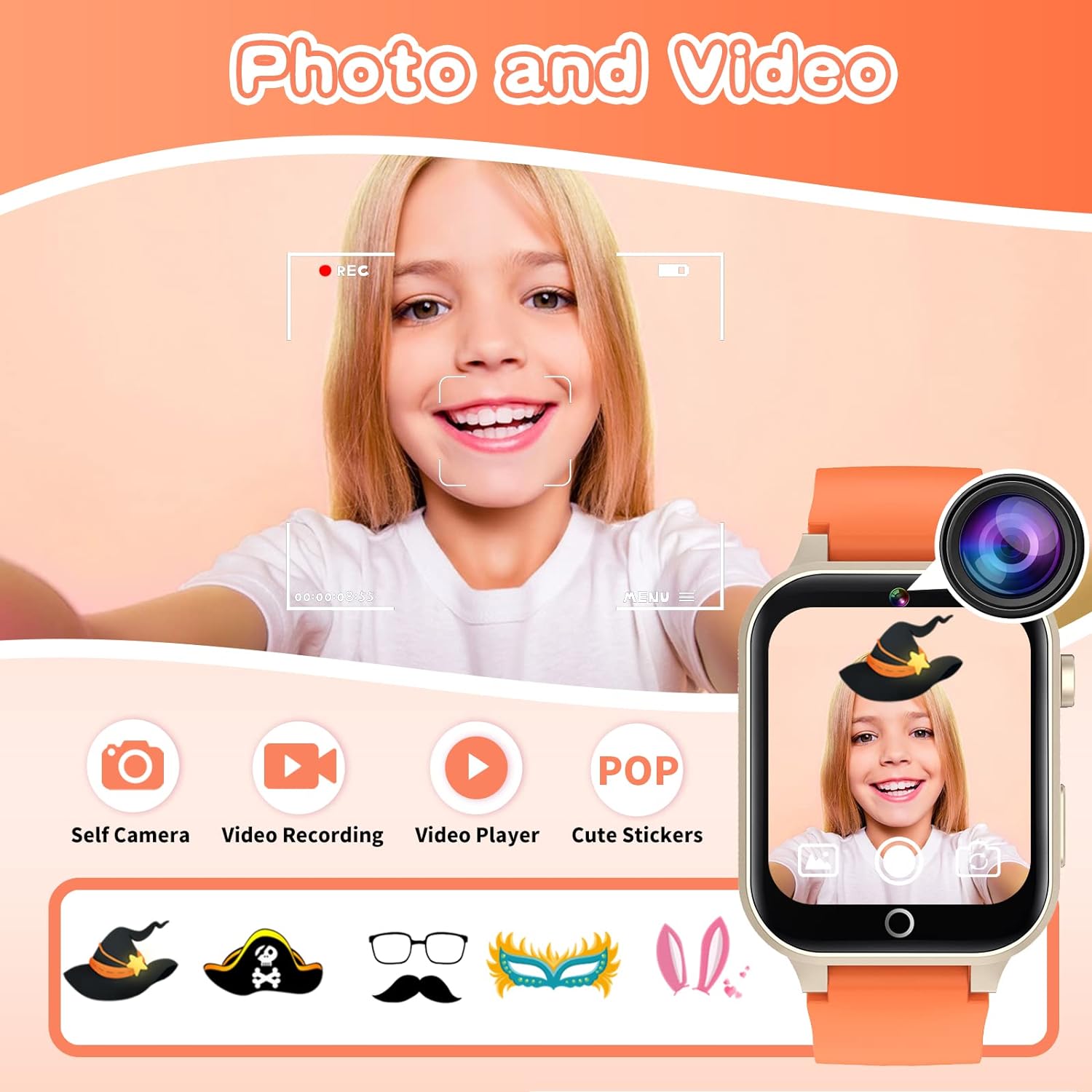 Kids Games Smart Watch for Age - Smartwatch Digital Watches For Kids incelemesi ve fiyatı