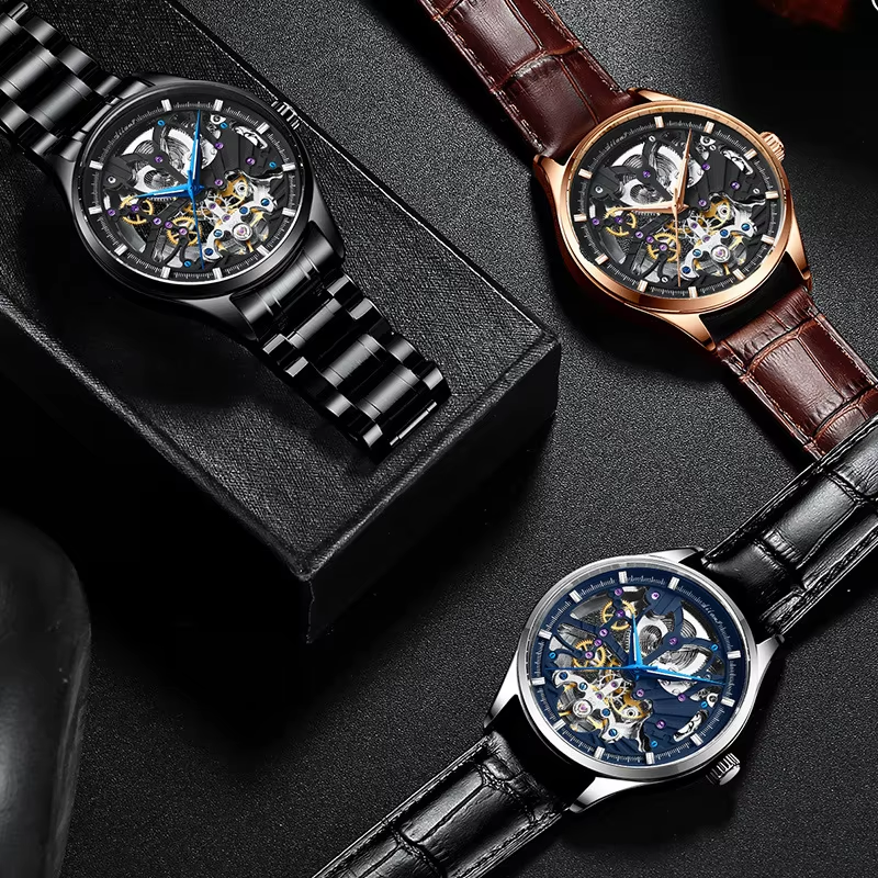 Fashion AILANG For Gift Classi - Skeleton Mechanical Watch incelemesi ve fiyatı