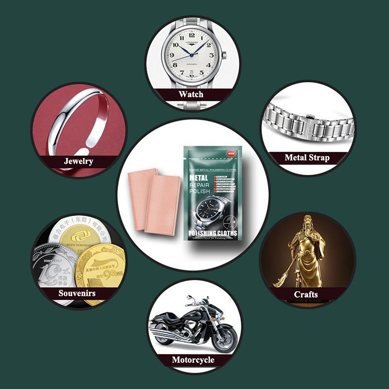 5Pcs High Quality Metal Polish - Watch Polishing Cloth incelemesi ve fiyatı