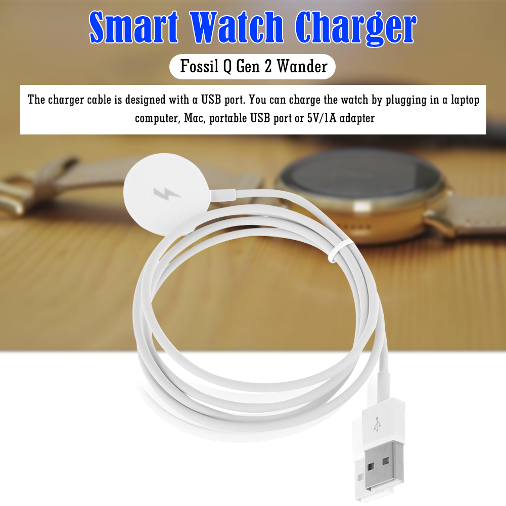 Watch Charger Cable USB Chargi - Fossil Watches Smartwatch Charger incelemesi ve fiyatı