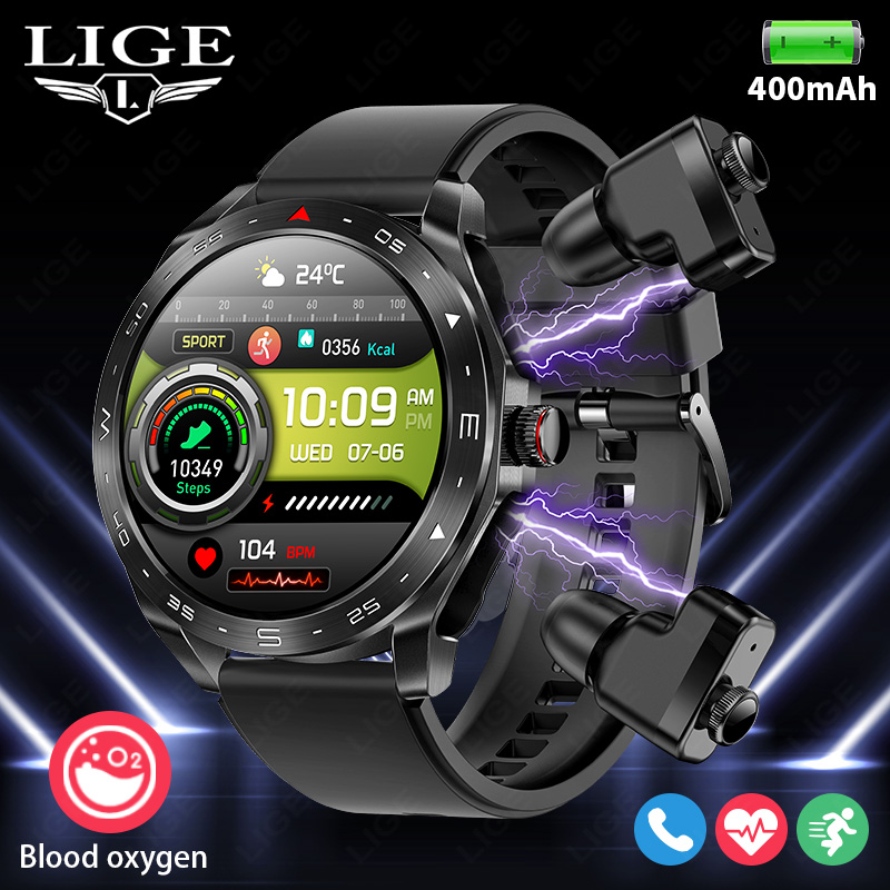 LIGE With Earbuds Bluetooth He - Smartwatch Watches Price incelemesi ve fiyatı
