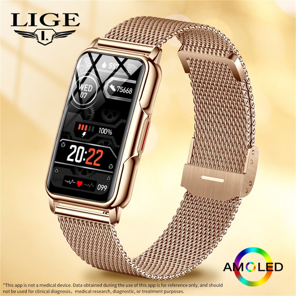 LIGE Smart Watch Men Women Fit - Smartwatch Watches With Bluetooth incelemesi ve fiyatı