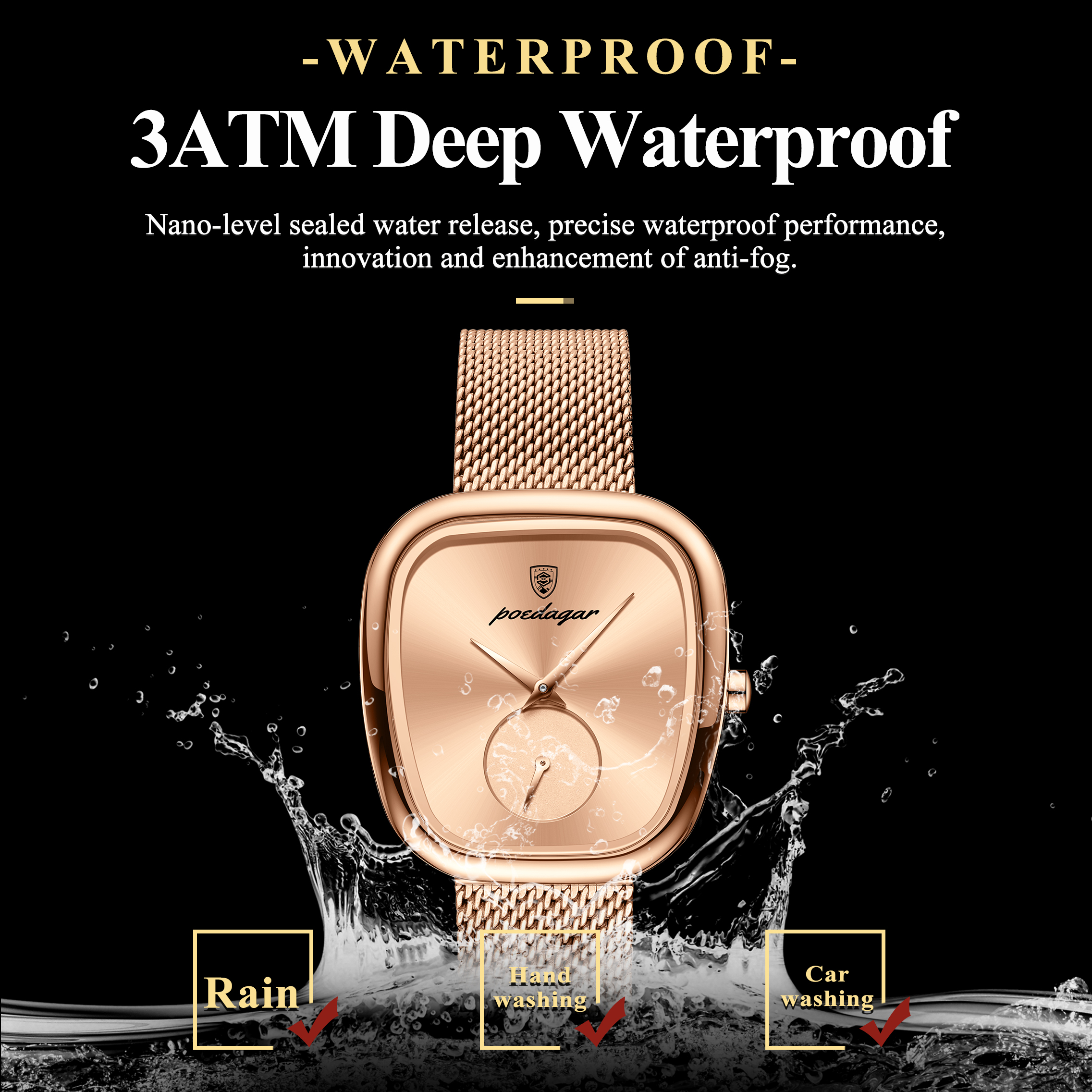 POEDAGAR Luxury Brand Woman Wa - Waterproof Diving Watch incelemesi ve fiyatı