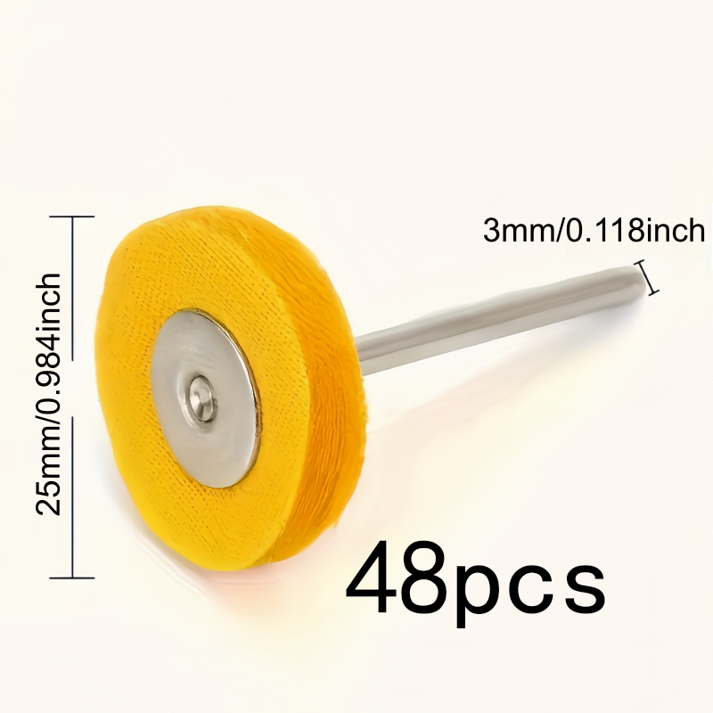 48Pcs 3mm Yellow Polishing Clo - Watch Polishing Cloth incelemesi ve fiyatı