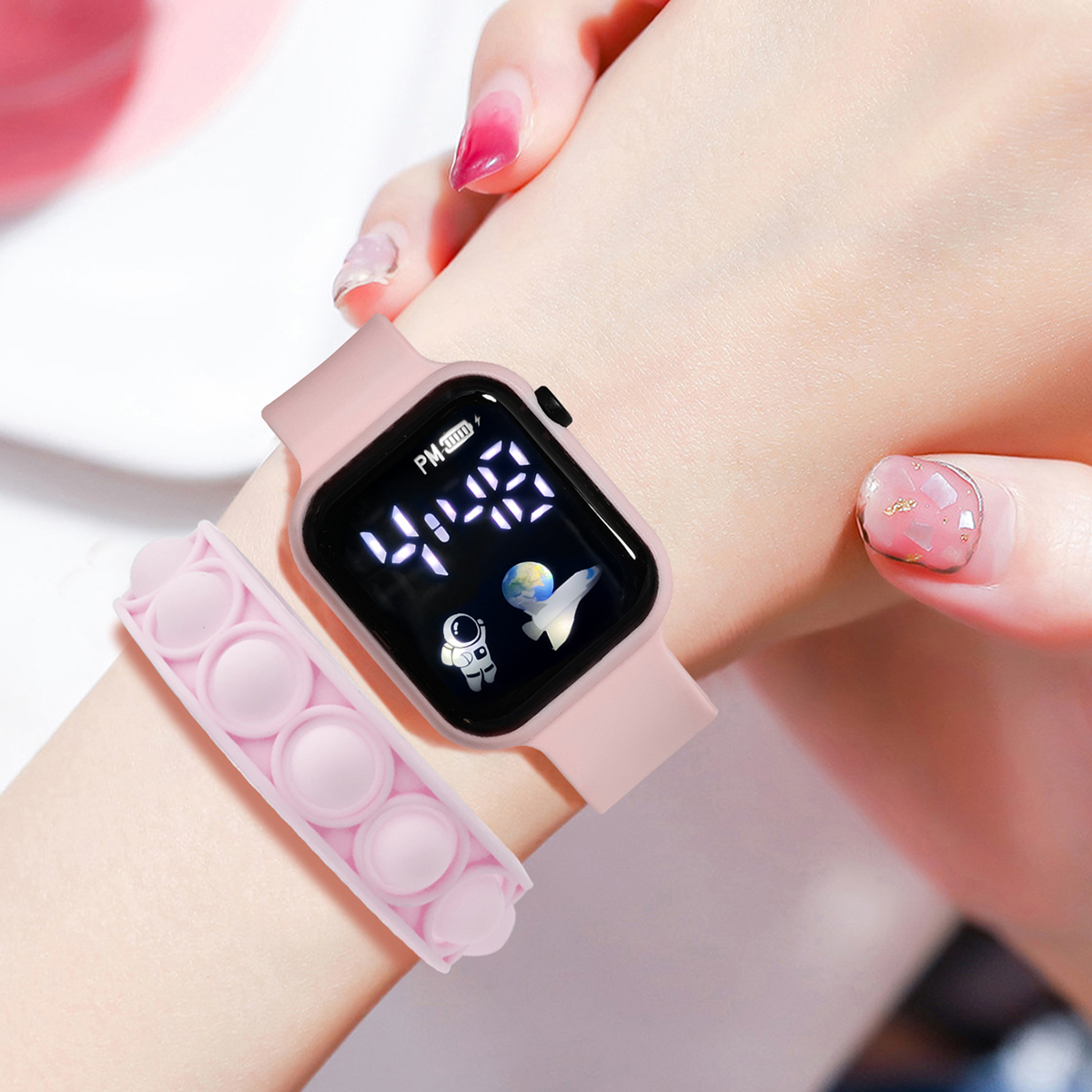 2PCS Children's Smart Watch Br - Smartwatch Watches Girls incelemesi ve fiyatı
